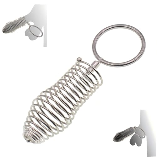 Stainless Steel Wolverine Sleeve Stretcher, Men's Strength Training Exercise Rings, Round Carabiner Not Easy to Fall Off (UKF92) (S, 38)