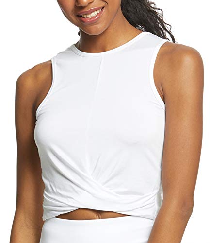 Sanutch Womens Crop Workout Tops Cropped Yoga Workout Tank Top Yoga Clothes Running