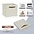 HNZIGE Fabric Storage Cubes for Organizing 6Pcs Collapsible Storage Cubes 11 Inch Cube Storage Bin With Handles, Cube Storage Bins For Cube Storage Home, Office Toy (Cream)