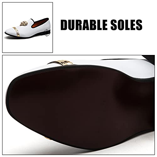 Image of JITAI Men's Fashion Loafers Wedding Shoes Loafers for Men Party Shoes