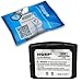 HQRP Battery 2-Pack Compatible with Sennheiser BA300 Set840-S Set840-TV Set900 Set830 Set830-S Set830-TV RR840 RR840-S RS4200 RI830 RI830-S RI900 RR4200 HDI830 IS410 RI410 Headphones Receiver