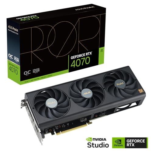 PROART NVIDIA GeForce RTX 4070 OC Edition Scheda Grafica 12 GB, GDDR6X 192-bit, OpenGL 4.6, 21 Gbps PCIE 4.0, 650W, HDMI, 3 DisplayPort, GPU Tweak III, PROART-RTX4070-O12G - Scheda video - Immagine 7