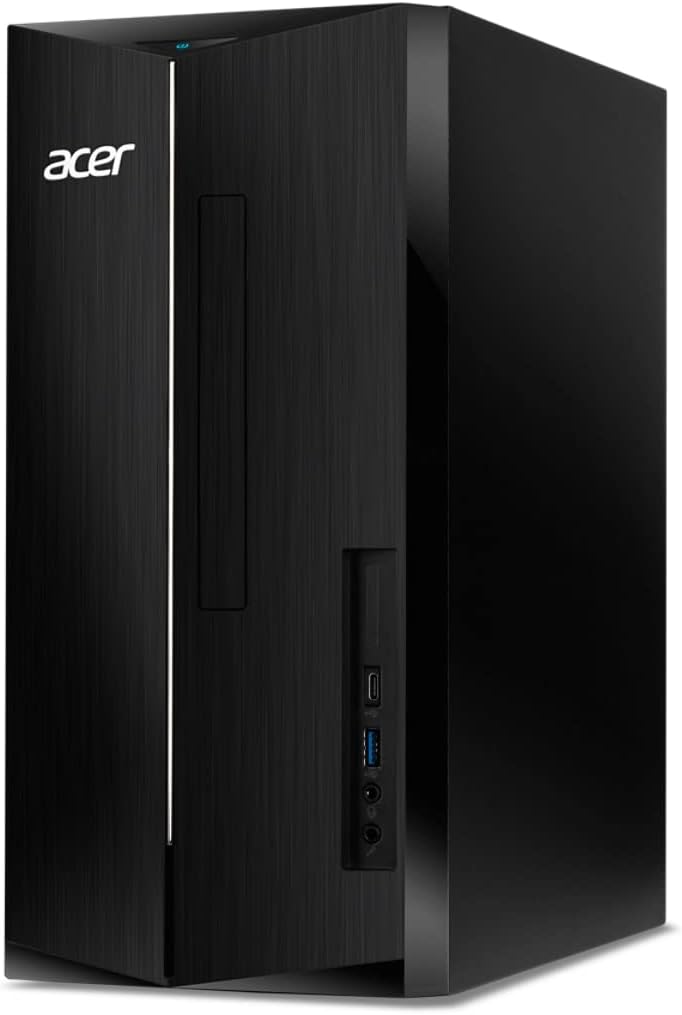 acer Aspire TC-1760-UA92 Desktop, 12th Gen Intel Core i5-12400 6-Core(Up to 4.4GHz), 32GB DDR4 Ram, 1TB SSD, 8X DVD, Intel Wireless Wi-Fi 6 AX201,Bluetooth, Windows 11 Home+JVQ MP