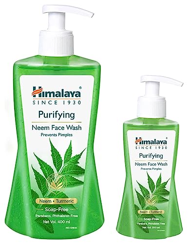 Image of Himalaya Herbals Purifying Neem Face Wash, 200ml & Purifying Neem Face Wash, 400 ml
