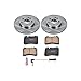 Power Stop KOE5020 Autospecialty Front Replacement Brake Kit-OE Brake Rotors & Ceramic Brake Pads