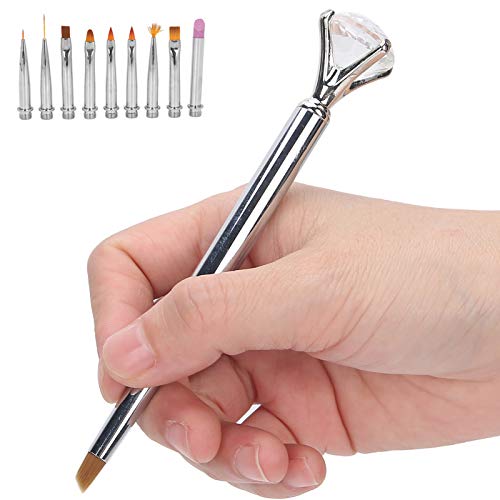 Nail Art Brush Set substituição cabeça pintura caneta diy pontilhando design forro ferramenta de man