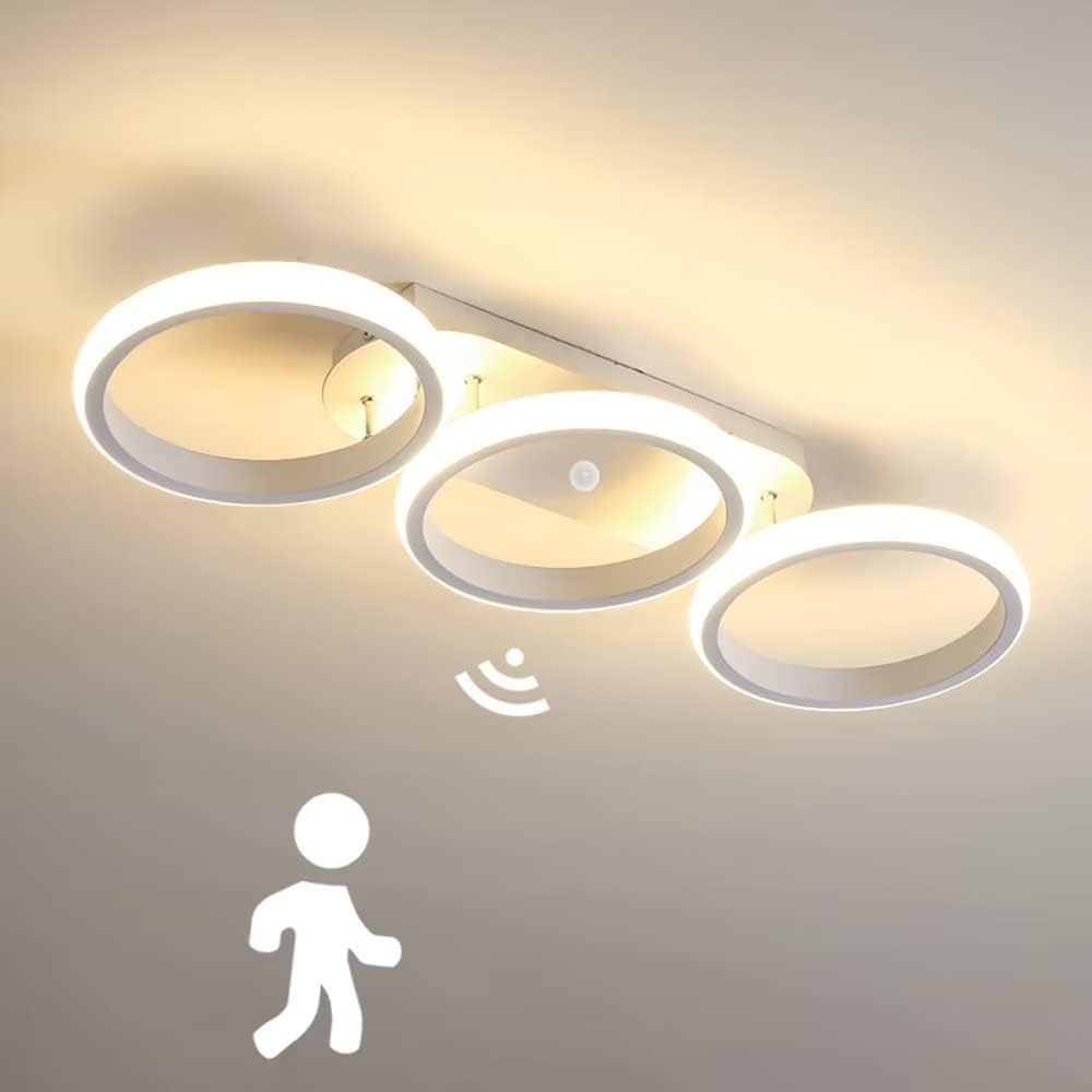 KZT LED Deckenleuchte Mit Bewegungsmelder Moderne Flur Deckenlampe Mit kzt-led-deckenleuchte-mit-bewegungsmelder-moderne-flur-deckenlampe-mit
