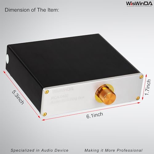 Selector de audio RCA que elimina la desconexión constante de cables de sonido 6
