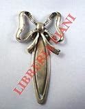  Segnalibro metallico a figura di nastro annodato,