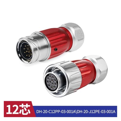 Conector de cable DH20 con 2-12 núcleos, macho y hembra miniatura 2