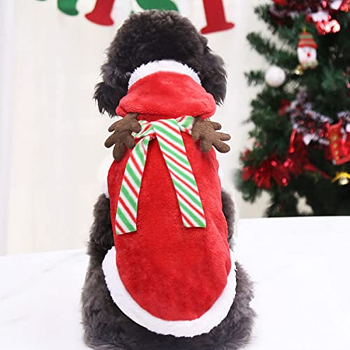 Disfraz para perros y cachorros Reno Navidad POPETPOP XS miniatura 6