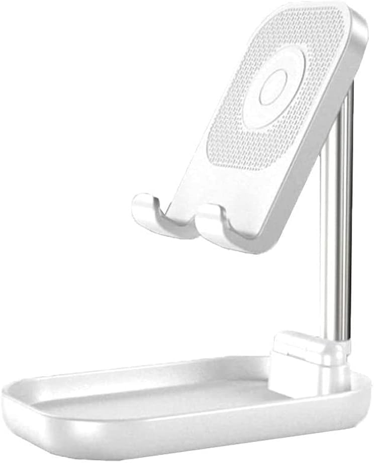 Cell Phone Stand, Angle Adjustable,Desktop Sturdy Aluminum Metal Holder,Compatible with Mobile Tablet