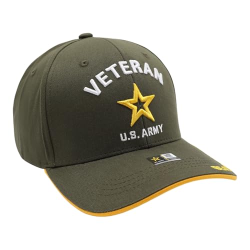 Image of US Army Veteran Hat for Men - Officially Licensed Military Baseball Cap, for Veterans