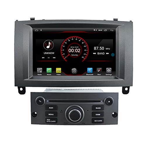Autosion - Reproductor de DVD para coche Android 10 con GPS estéreo,...