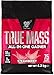 Produktbild BSN True Mass All-In-One Gainer Protein- und Kohlenhydratpulver mit Kreatin, Glutamin, Vitamin D und Zink, Muskelzuwachs- und Erholungstrainingpulver, Erdbeergeschmack, 25 Portionen, 4,2 kg