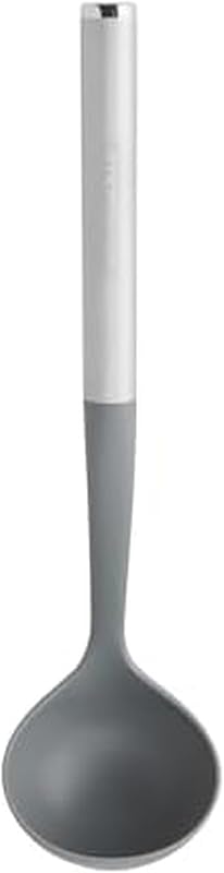 Cucharón KitchenAid con mango de acero inoxidable, antiadherente, ideal para servir sopas, guisos y chiles, duradero y apto para lavavajillas