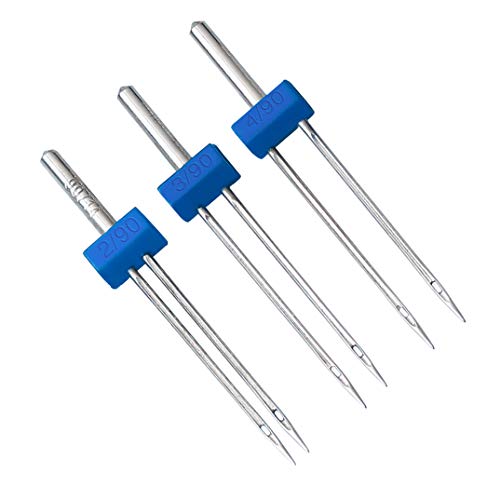 Nuoshen, 12 aghi gemelli, aghi doppi, per macchina...