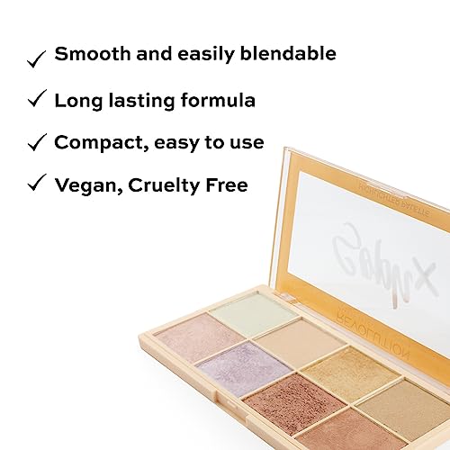 Makeup Revolution Soph X Highlighter Palette, Highlighter Makeup, Gluten Free, Vegan & Cruelty-Free, 16G #TOP1
