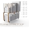 Amazon.com: UNZERO Art Storage Rack with Handle & Caster Wheels for ...