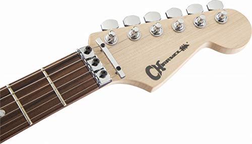 Charvel MJ San Dimas Style 1 HSH FR PF QM PF Midnight Glow guitare électrique avec hardshell gig bag - Les Beatles, Paul McCartney, John Lennon, RIngo Starr, George Harrison Charvel MJ San Dimas Style 1 HSH FR PF QM PF Midnight Glow guitare électrique avec hardshell gig bag – Image 7