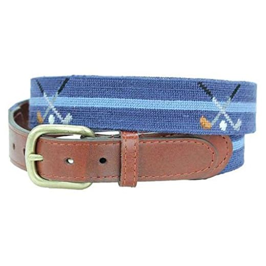 Smathers & Branson Crossed Clubs Belt