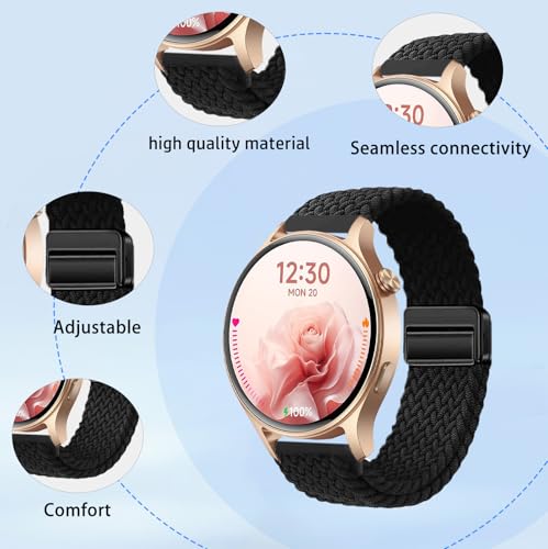 Correa de nylon trenzado para reloj Fitpolo DR06 AR01 miniatura 2