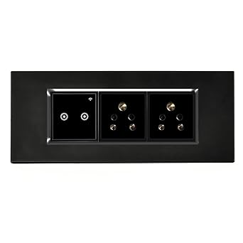 L&G 6 Modular WiFi Smart Touch Switch, 16amp WiFi Smart Switch Board | German Engineering that Fits Indian Standards | Smart Switch for AC, Geyser (Compatible with Alexa, OK Google & SIRI Shortcut) (Size: 6M- 220 x 90 x 45 mm)
