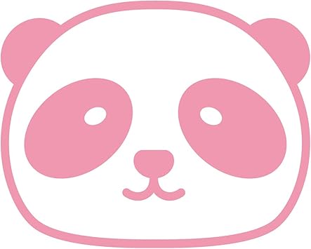 Amazon Co Jp かわいい パンダ イラスト シール ステッカー カッティングステッカー 光沢タイプ 防水 耐水 屋外耐候3 4年 ピンク 100mm Diy 工具 ガーデン