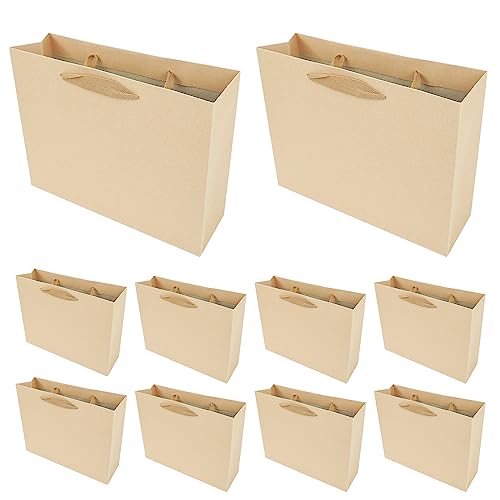 Sac cadeau kraft avec bord noir laminé mat, l'excellence de l'emballage pour vente au détail