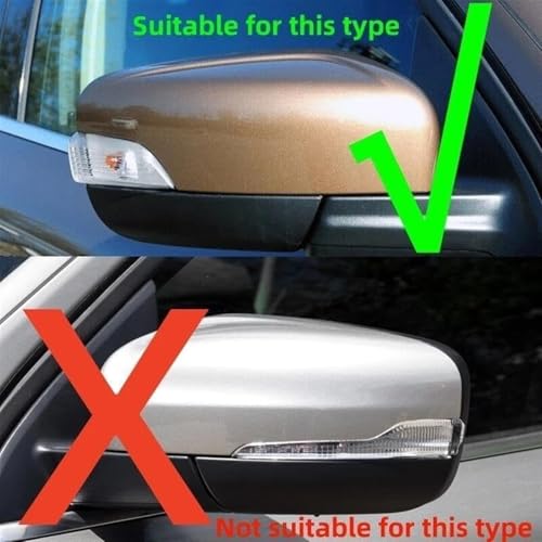Coques de rétroviseur blanc non peint pour Volvo XC60 gauche droit
