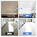 DWIL Tub Paint, Tub and Tile Refinishing Kit 33oz with Tools and 2 Grout Pen, White Bathtub Paint Water Based &Low Odor, Easy to Use Sink for Bathroom Kitchen, Semi-Gloss White, 50-55sq.ft