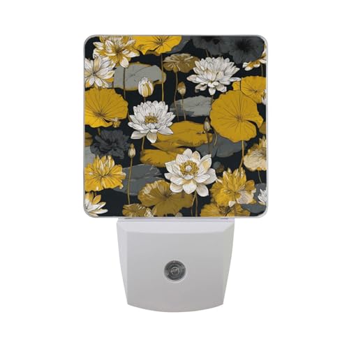 Luz Nocturna LED con Sensor Floral para Enchufe miniatura 7