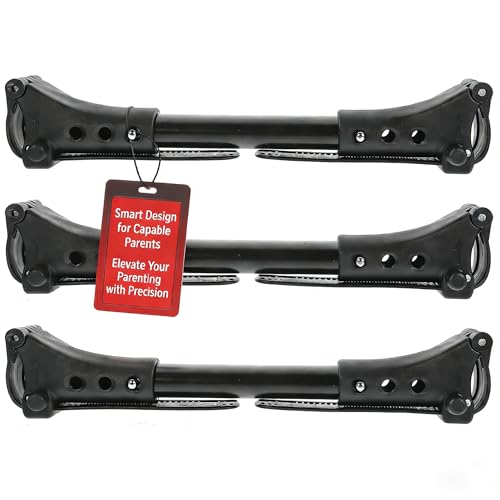 ibasenice 3pcs Stroller Cart Connector for Twins Car Gadgets Universal Pushchair Connector Universal Stroller Accessories Black, 7.9 x 1.8 x 1.6...