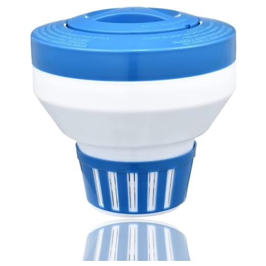 Pool Chlorine Floater, 7.5" Large Floating Chlorine Dispenser, Optimal Pool with Adjustable Release for Indoor & Outdoor Swimming Pool Hot Tub