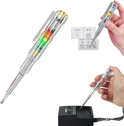 Voltage Tester Pen - LED Screwdriver for Electrical Testing -1