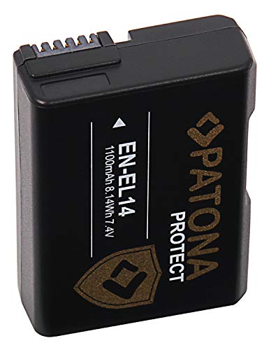 PATONA Protect V1 Batteria EN-EL14, completamente