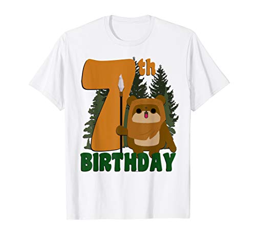 T-shirt 7 ans Star Wars Ewok Endor pour anniversaire enfant