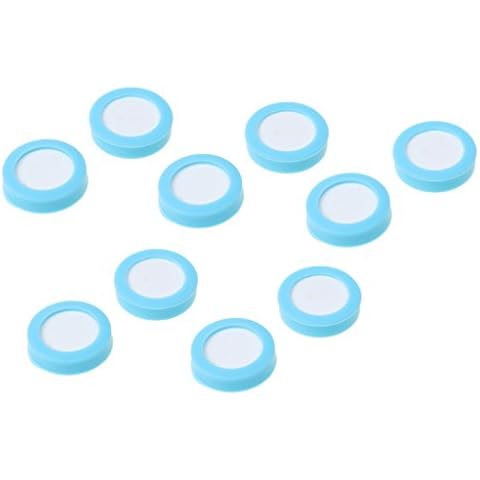 Yundxi 10Piece Aquarium CO2 Ceramic Diffuser Disc Carbon Dioxide Replacement Disc Slice Kit (2cm) Cover