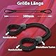 Bondage Seil 2 Stück Schwarzer Bondageseil Bondageset Fessel Set Anfänger für Sex BDSM Self Bondage Tape Seile Set für Selfbondage Handschellen SM Fesseln Sexspielzeug für Paare Männer Frauen