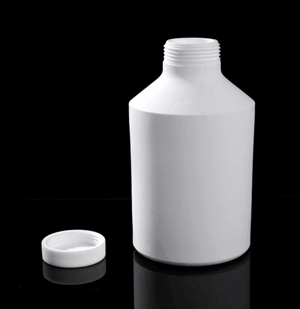 Butelki PTFE do przechowywania odczynników – butelki laboratoryjne odporne na działanie kwasów i zasad z szyjką o dużej/małej średnicy, 1 szt.(Large Diameter 250ML)