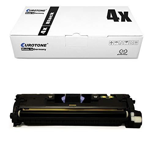 Cartouche de Toner pour Canon I-Sensys MF 8180 Eurotone Noir Lot de 4 CRG-701BK
