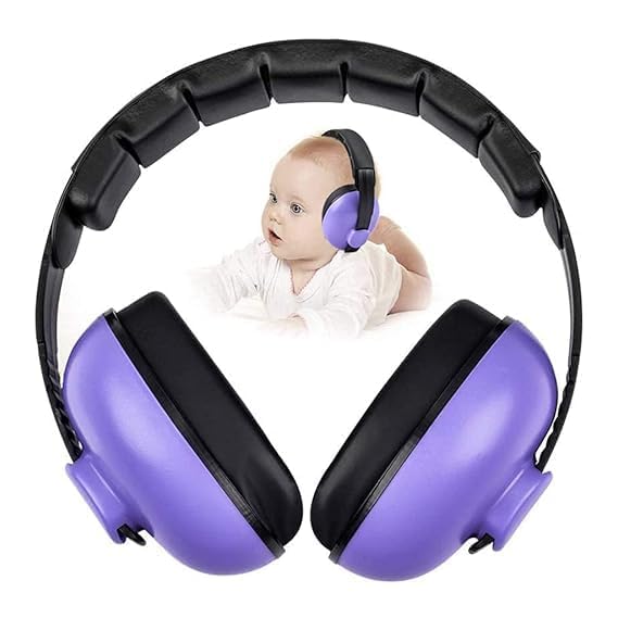 RATURISH Noise Cancellation Ear Muffs for Kids – Baby Noise Cancelling Headphones for Airplane, Travel, Sleep, Loud Environments – Infant & Toddler Ear Protector, Ear Muffs for Babies (MINT)
