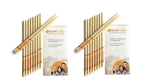 HOPISUN Ohrkerzen - 20 Stück - mit Filter