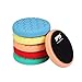 SPTA 5 stücke 125mm Polierpad Hex-Logic Polierschwämme Wachs Schwämme Auto Polierschwamm Polierpad Polieren Pad Schwamm Polierschaum Set für Exzenter Poliermaschine Schleifmaschine