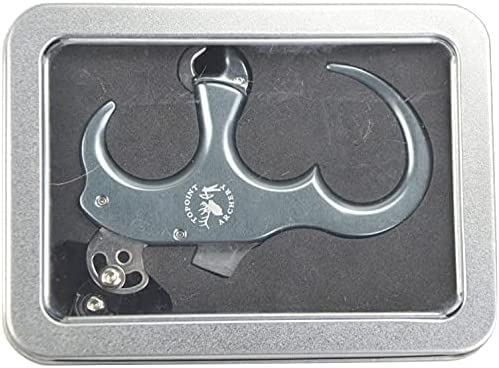 Sharrow Bow Release Aid 3/4 Fingers Automatic Archery Release Aluminium Alloy Thumb Trigger For Compound Bow Accessory (Gray) #TOP5