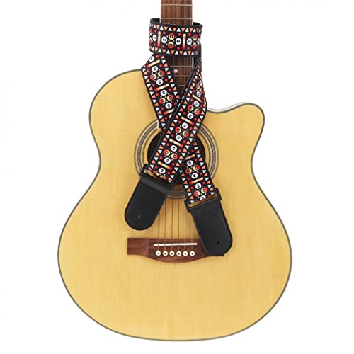 Sangles de guitare réglables de 110 à 134 cm de longueur – Légères avec motifs géométriques pour guitare basse… - Les Beatles, Paul McCartney, John Lennon, RIngo Starr, George Harrison Sangles de guitare réglables de 110 à 134 cm de longueur - Légères avec motifs géométriques pour guitare basse… – Image 5