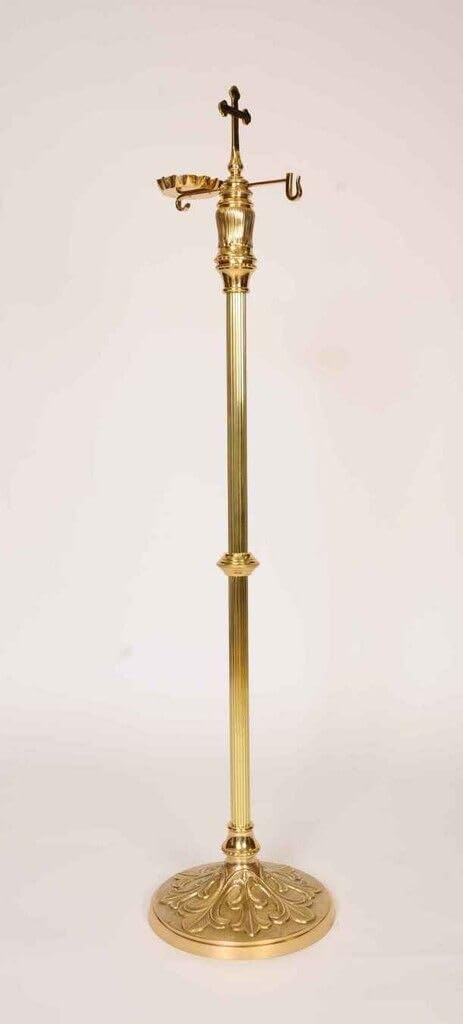 Traditional Church Censer Stand with Rounded Base, Thurible Holder (CCG-70RB)