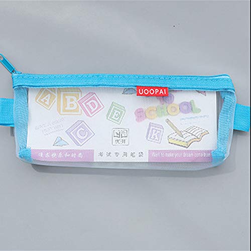 Fermeture éclair en maille, pochettes pour documents, poches, trousse en nylon, trousse de rangement pour cosmétiques, sac de bureau Cover