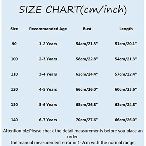 Fit & Flare Toddler Kids Baby Girls Puff Sleeve Lace Mesh Dress Girl Denim Dresses Sundress Princess Dresses (Blue, 6-7 Years) #TOP2