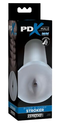 PDX Pump and Dump Stroker, Clear, 2,32 cm